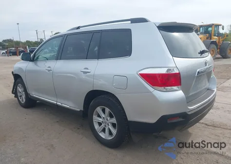 2012 Toyota Highlander Base V6 from USA, damaged, VIN 5TDBK3EHXCS114298